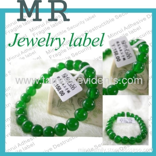 Custom High Quality Jewelry Labels,vinyl Jewelry Stickers For Price Or Barcode,jewelry Labels